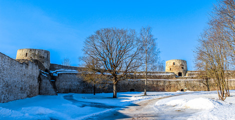 The Izborsk Fortress. Izborsk, Pskov Region, Russia.
