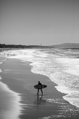 surfer on the beach 
