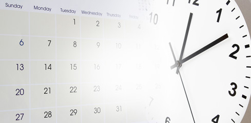 Clock and calendar