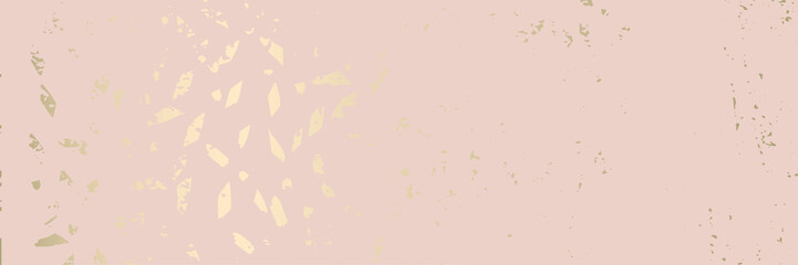Fototapeta Trendy chic banner design Worn Marble Gold and Pastel advertising background. obraz