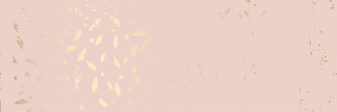 Trendy chic banner design Worn Marble Gold and Pastel advertising background.