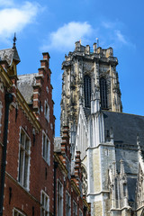 Fototapeta premium Bell tower of Sint-Romboutskathedraal