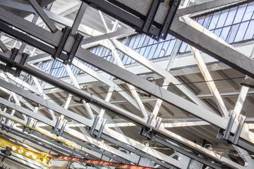 reinforced concrete structures under the roof of a manufacturing enterprise.