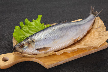 Salted herring fish