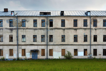 old abandoned house in Minsk