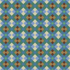 Seamless pattern background from a variety of multicolored squares.