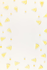 Hot summer refreshment lemonade idea