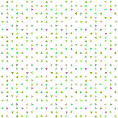 Abstract seamless pattern background with multi-colored varied triangles.