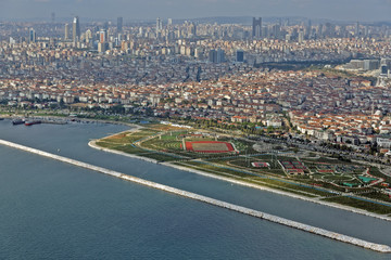 crowded city, istanbul