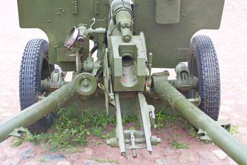 Image of the fragment Soviet 76 mm division anti-tank gun.