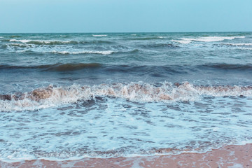 beautiful azure sea coast