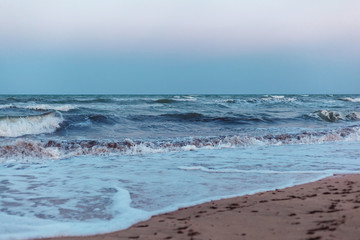 beautiful azure sea coast