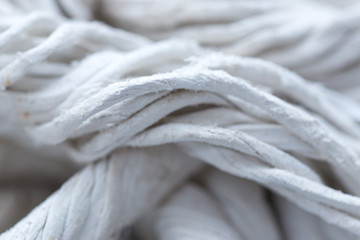 Flame-resistant ropes, ropes and cords