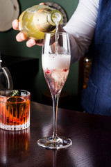 alcohol, glass, wineglass, background, white, bar, champagne, restaurant, celebration, party, wine, liquid, luxury, service, drink, hand, pour, event, bottle, taste, elegance, beverage, beautiful, tra