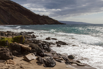 Southern Shore of Maui in the Hawaiian Islands