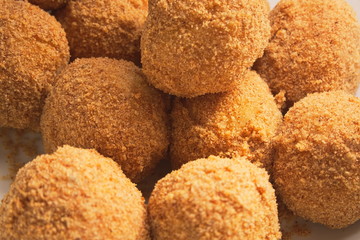 Plum Dumplings Closeup