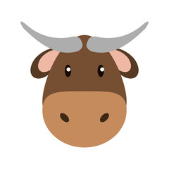 buffalo animal head symbol