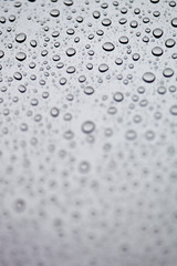 water drops on the window