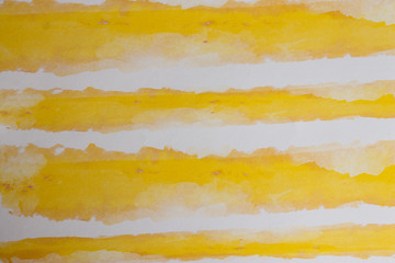 Background, texture, paper, watercolor, yellow stripes - image