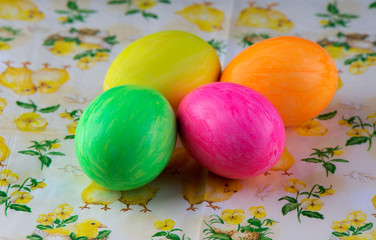 colorful easter eggs 