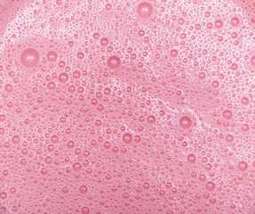 Strawberry milkshake texture