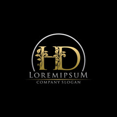 Golden Classy HD Letter Logo