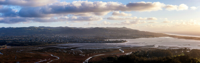 Sunset over the Bay, panorama