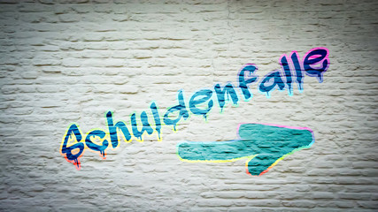 Schild 397 - Schuldenfalle