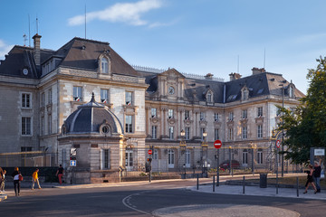 Obraz premium Historic building in Troyes city center, France