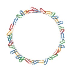 print with colored clips