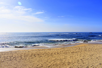 Fototapeta na wymiar Praia das Caxinas