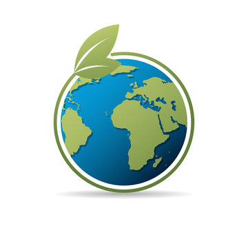 World Environment Day concept with Save the world. Nature or Healthy. Eco friendly design. Vector illustration