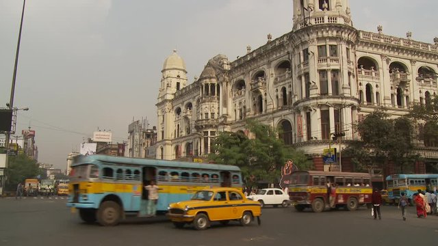 View of street in Kolkata India