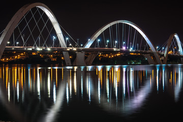 Fototapeta na wymiar Jk Bridge Brasilia
