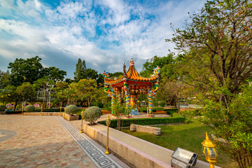 Chinese Temple in Kanchanaburi, Thailand