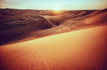 Fototapeta na wymiar Ica Desert Peru