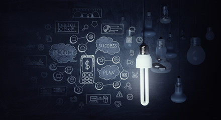 Bright idea in darkness