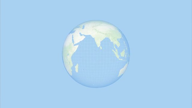 Zoom to Africa. State Borders and Capitals. World Zoom Into Africa - Planet Earth. Political Borders of African Countries: Nigeria, Ethiopia, Egypt, Congo, South Africa, Libya. Hi-Res Texture.