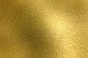 Gold steel wave texture, abstract background