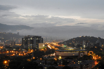 Cold evening in Medellin