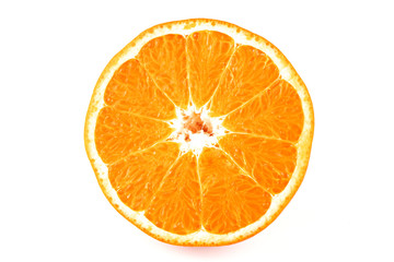 Fototapeta na wymiar Orange isolated on white background.