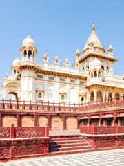 Jodhpur, India. Beautiful view of Jaswant Thada mausoleum in Jodhpur.