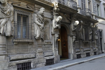 Fototapeta na wymiar Milan. Architecture in Italy. Europe
