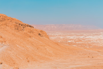 Fototapeta na wymiar Amazing Landscape of Masada, Israel