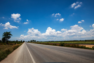 asphalt highway in thailand