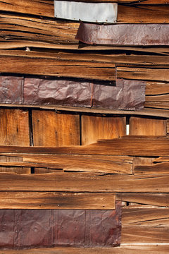 Wood and Metal Wall Texture