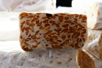 texture of soybean tempeh