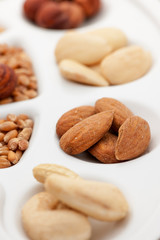 nuts almonds and cashews
