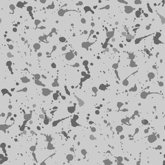 Camouflage seamless grey spray pattern