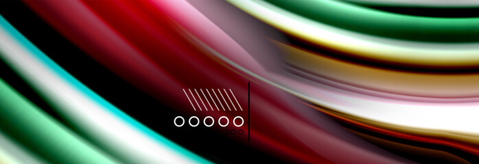 Color flow poster. Wave Liquid shape color background. Art design for your design